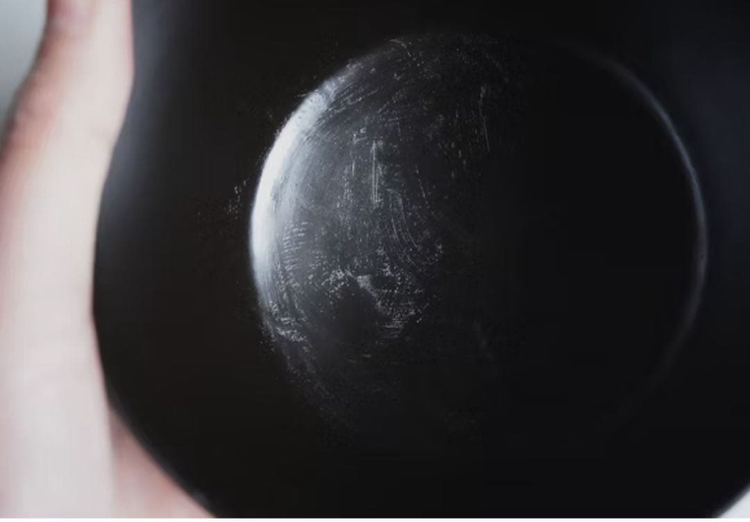 杉田明彦　漆器 筒形椀 汁椀 中 黒 ［未使用］2個