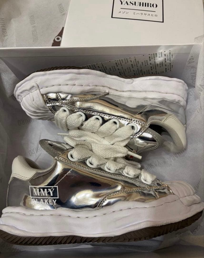 Maison Mihara Yasuhiro スニーカー シルバー