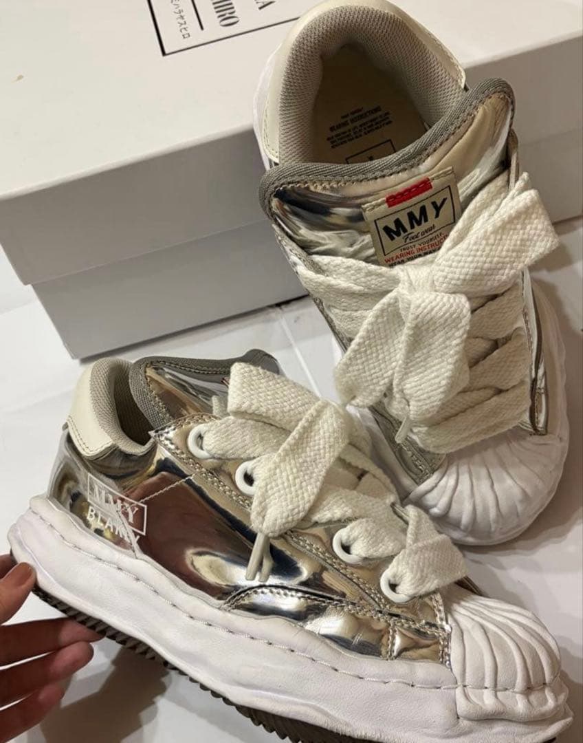 Maison Mihara Yasuhiro スニーカー シルバー