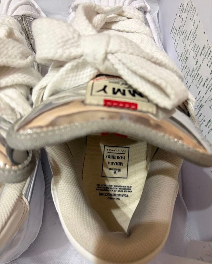 Maison Mihara Yasuhiro スニーカー シルバー