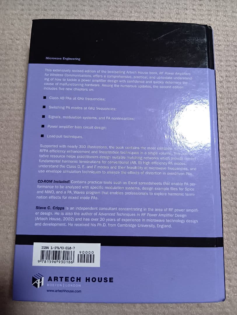 洋書 RF Power Amplifiers for Wireless Commun-