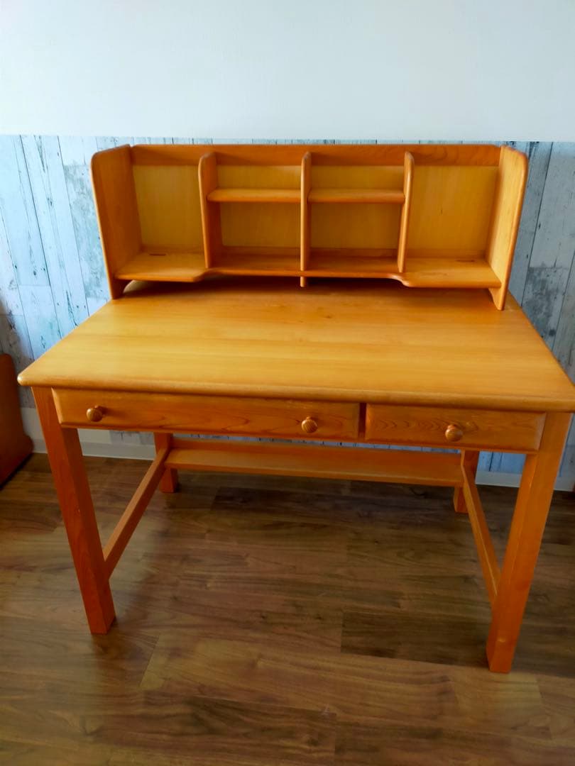 【単品】檜木デスクの机のみの出品送料込み