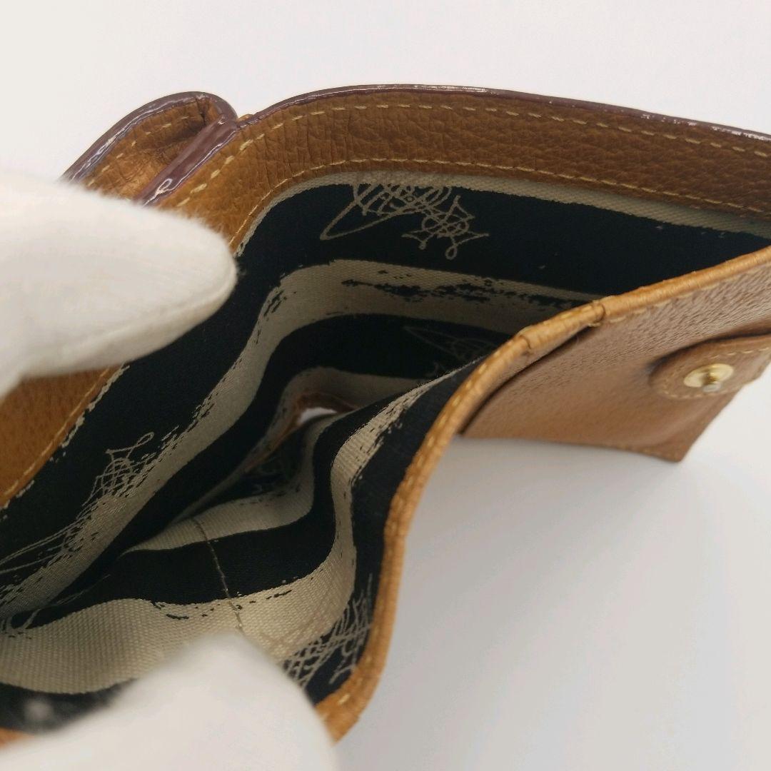 【美品】ヴィヴィアンウェストウッド　3つ折り財布　コンパクト　オーブ　がま口