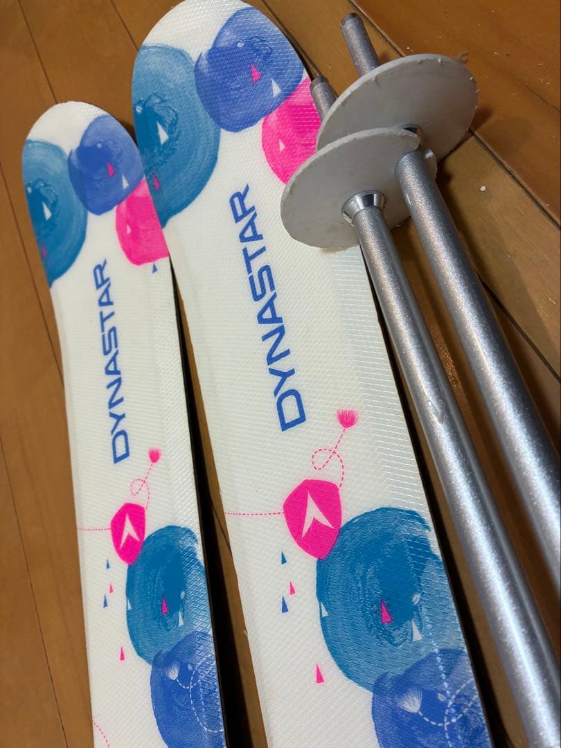 超美品スキーセット板116cm靴20.5か22cmの1足身長110-130cm位