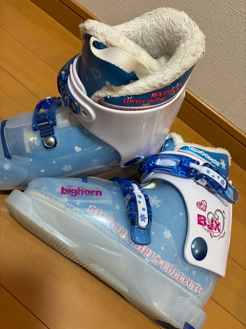 超美品スキーセット板116cm靴20.5か22cmの1足身長110-130cm位