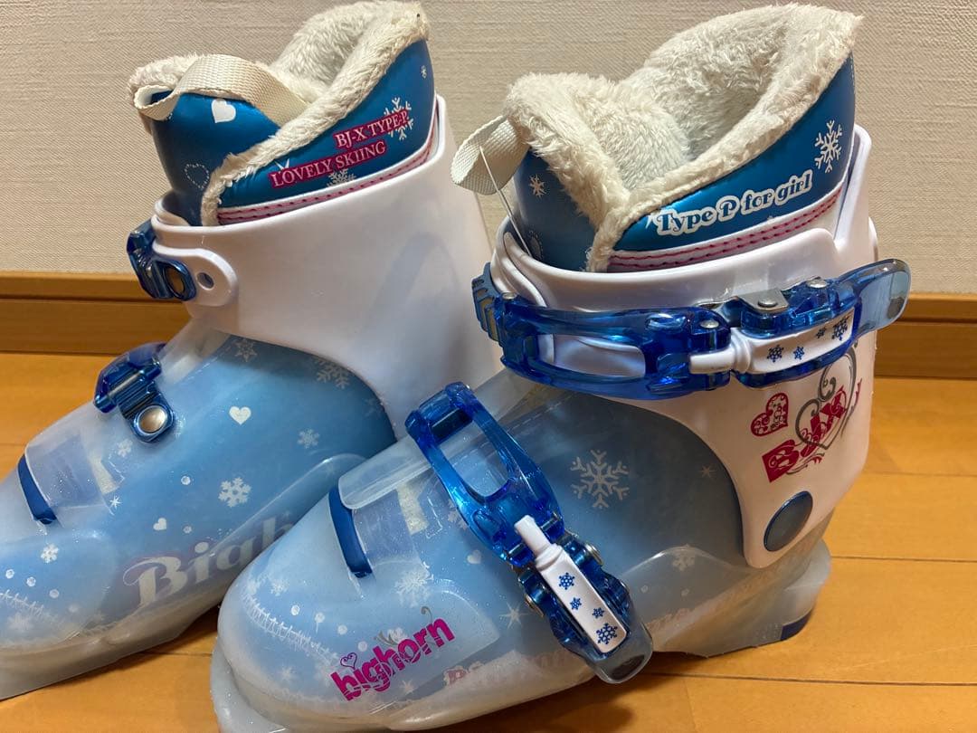 超美品スキーセット板116cm靴20.5か22cmの1足身長110-130cm位