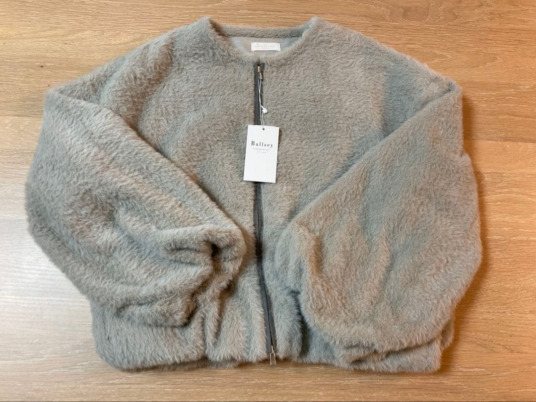 シャギージャージー ショートコクーンブルゾン tomorrowland新品未使用