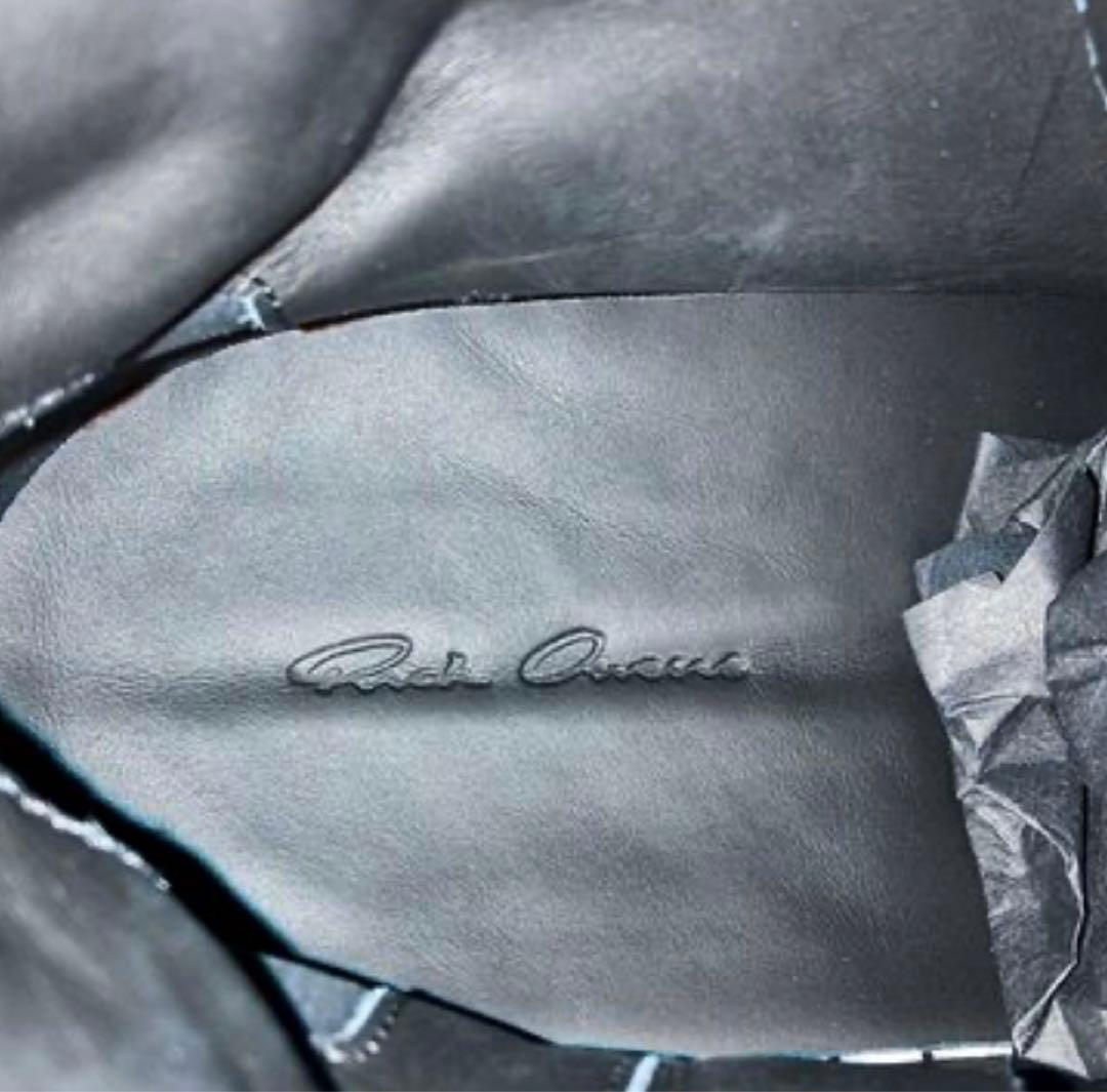 Rick Owens MEGA BUMPER GEOBASKET（BLACK）