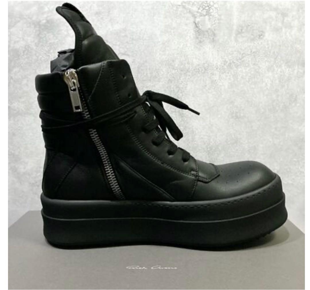 Rick Owens MEGA BUMPER GEOBASKET（BLACK）