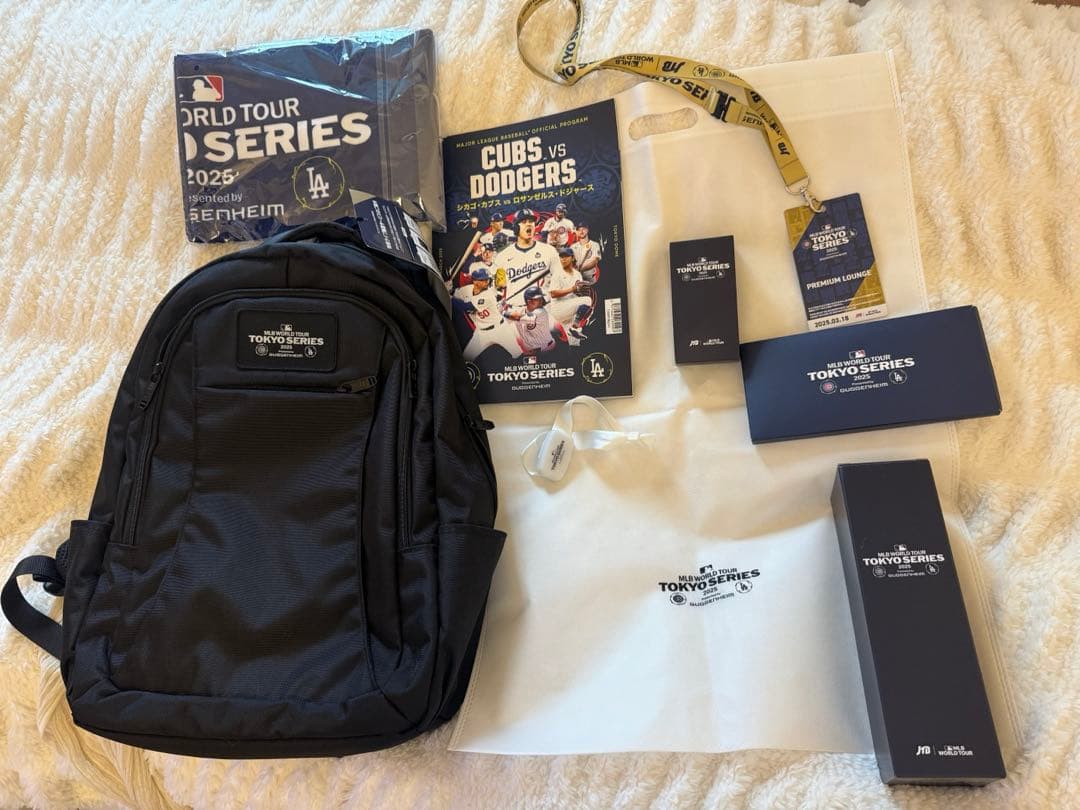 【ドジャース優勝記念】MLB 東京シリーズ大谷翔平2025年バッグパック