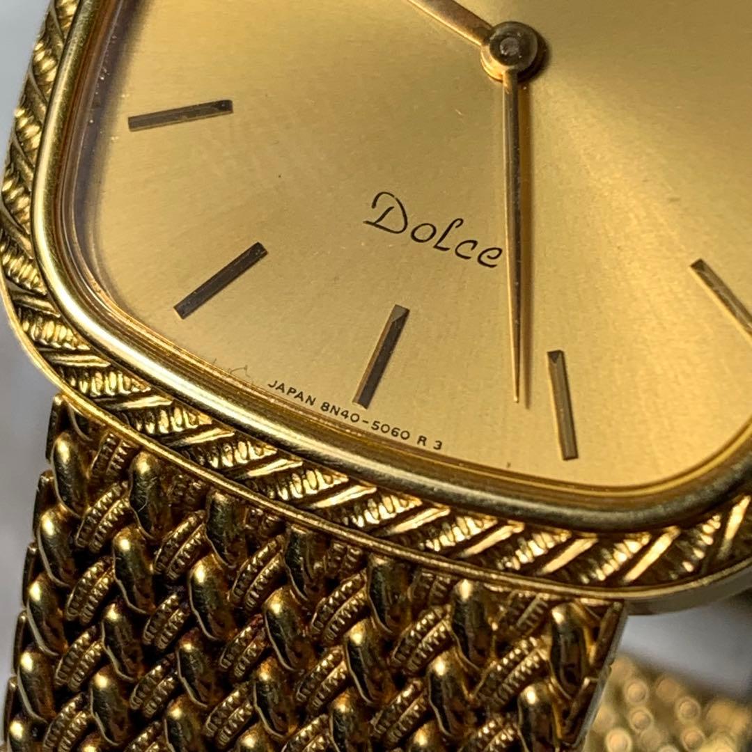 vintage SEIKO Dolce 腕時計 8N40-5040 gold