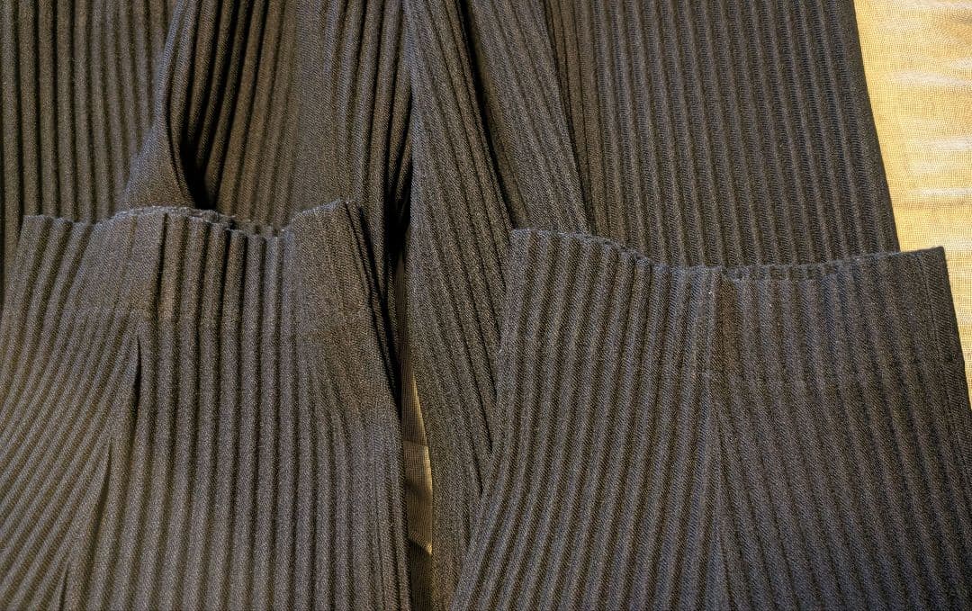 オムプリッセイッセイミヤケ パンツ