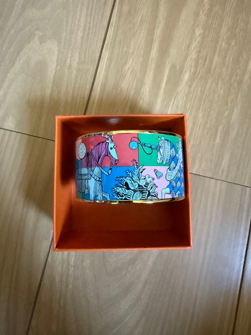 エルメス エナメルバングルブレスレット