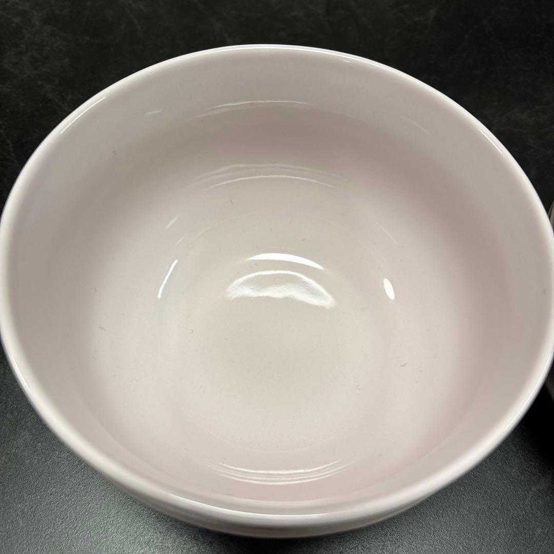 ル・クルーゼ　ボウルとハート柄の皿４点セット