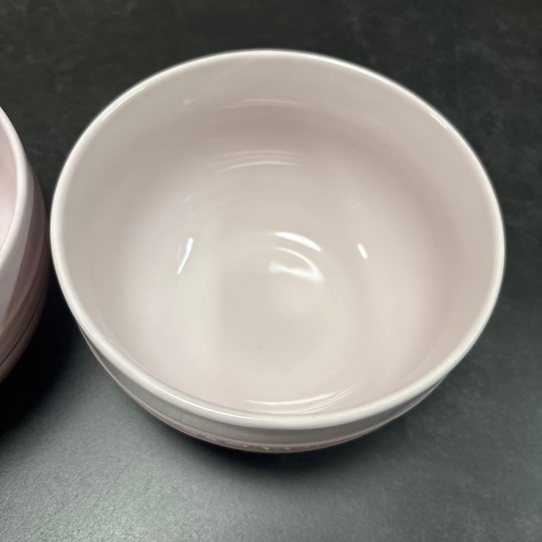 ル・クルーゼ　ボウルとハート柄の皿４点セット