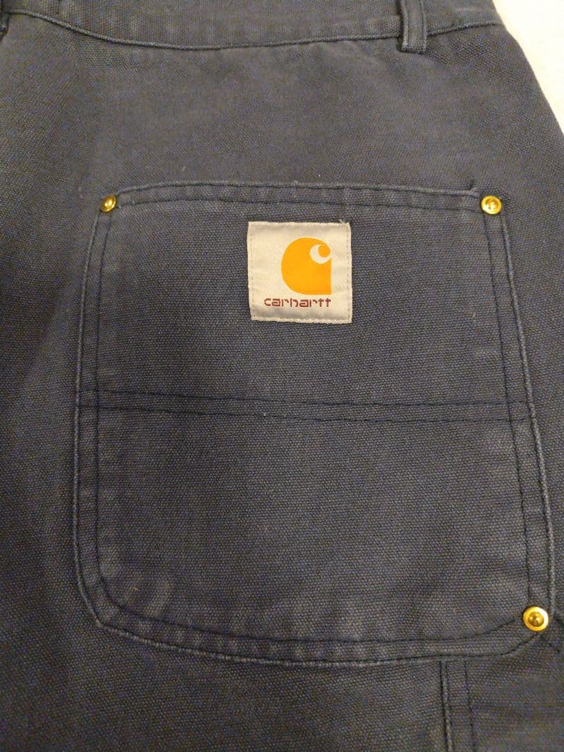 carhartt　ダブルニー　パンツ　ブルー