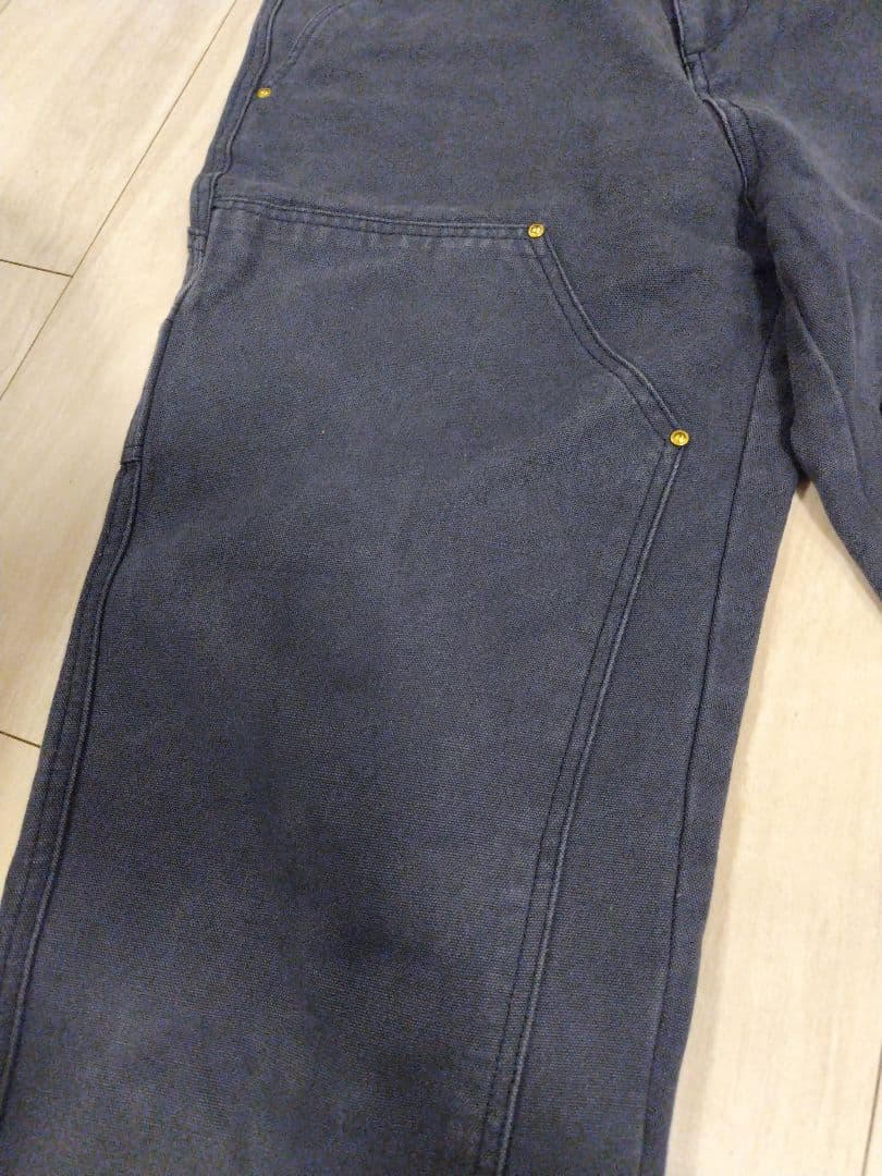 carhartt　ダブルニー　パンツ　ブルー