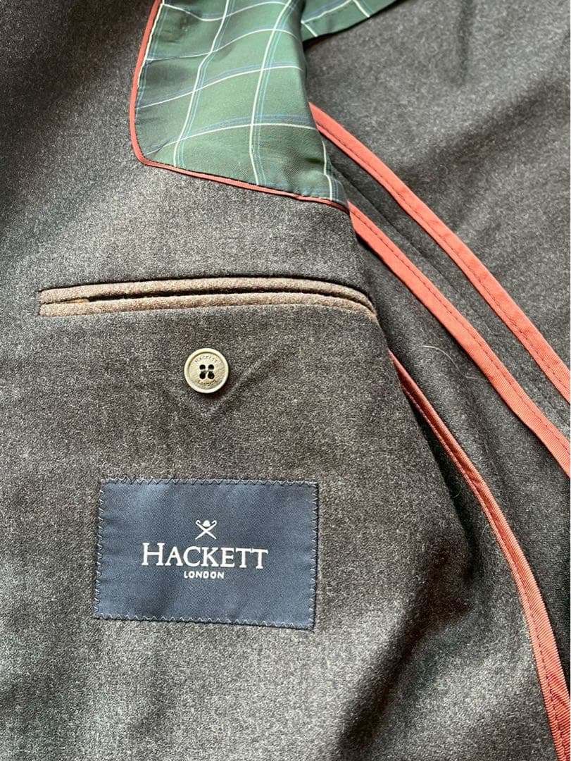 【極美品】Hackett Londonパフォーマンスフランネル　ジャケット