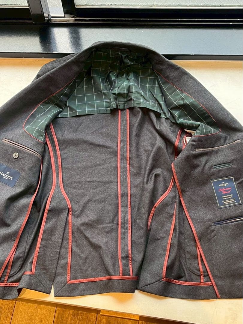 【極美品】Hackett Londonパフォーマンスフランネル　ジャケット
