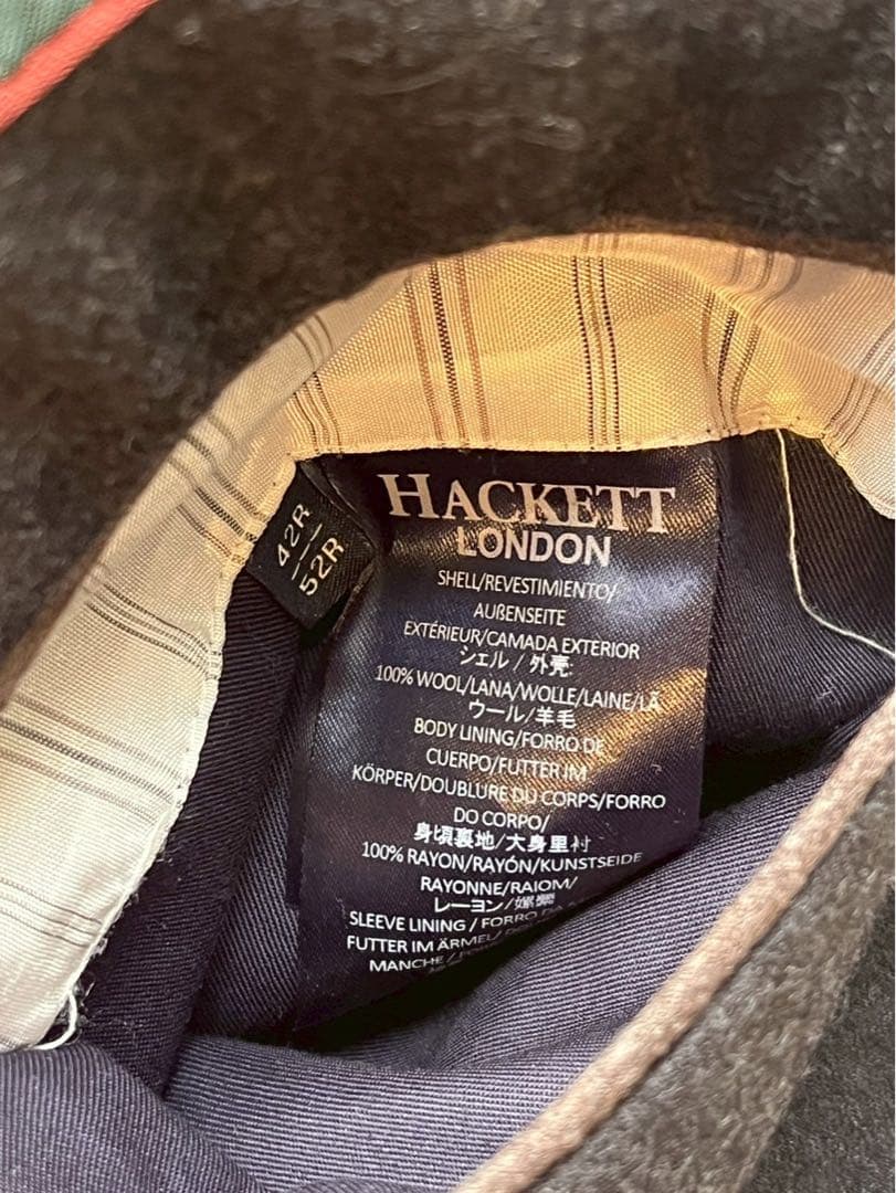 【極美品】Hackett Londonパフォーマンスフランネル　ジャケット