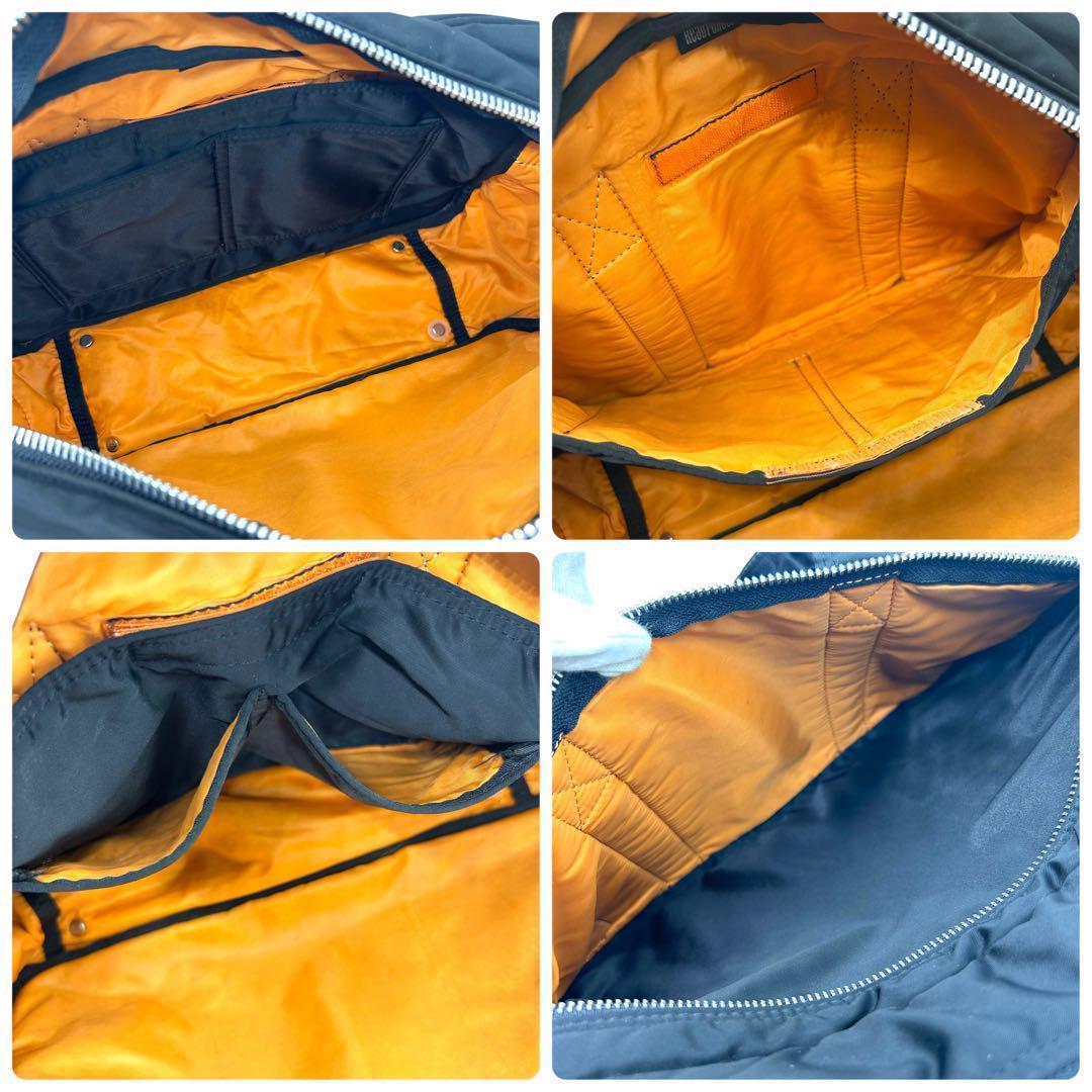 極美品 1420 HEAD PORTER タンカー ボストンバッグ A4 黒