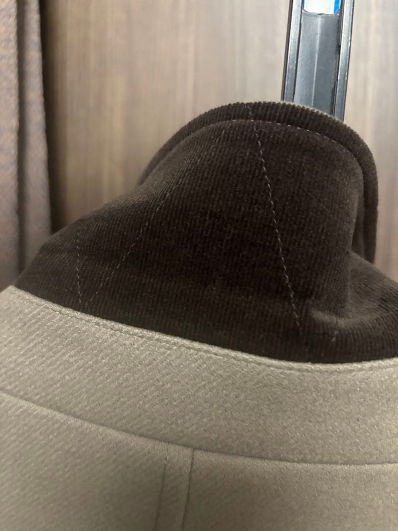 最終値下ships シングルピーコートLサイズ　スーパー160'S