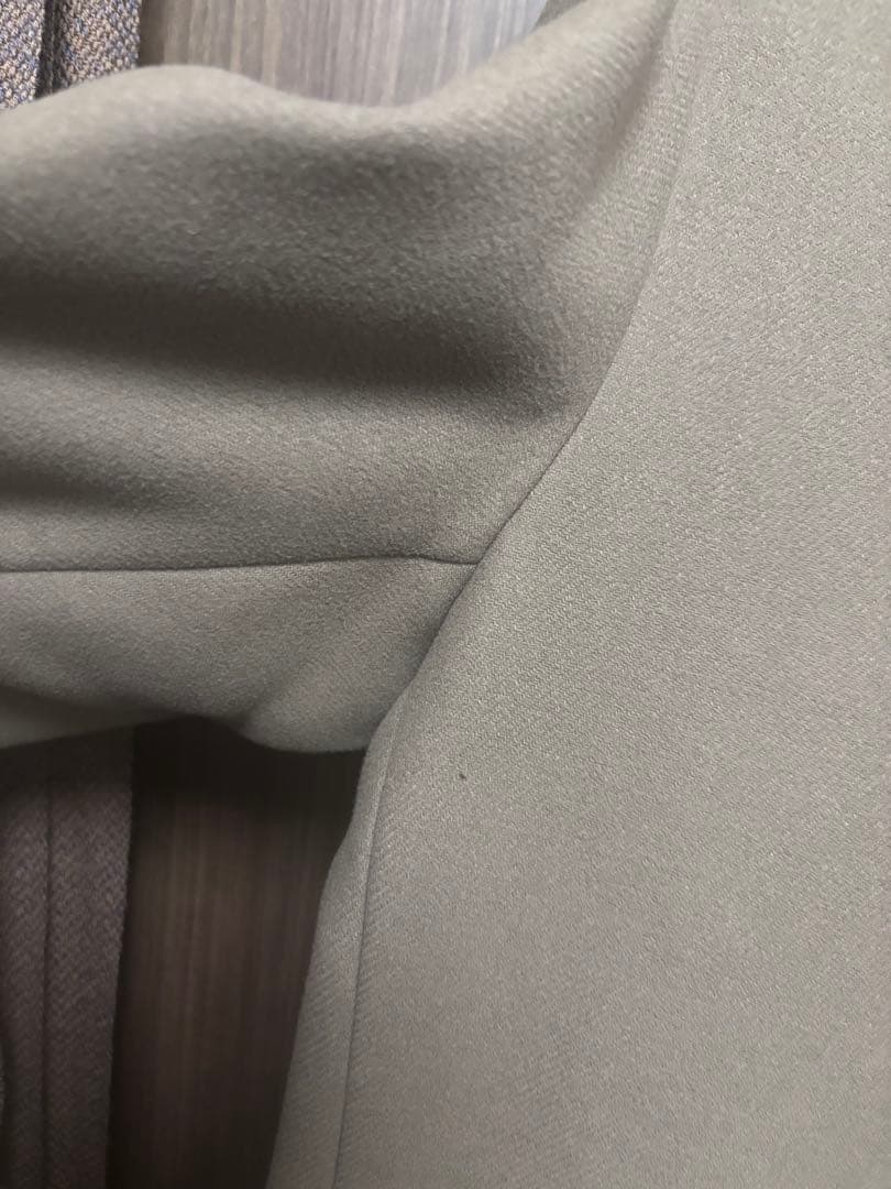 最終値下ships シングルピーコートLサイズ　スーパー160'S