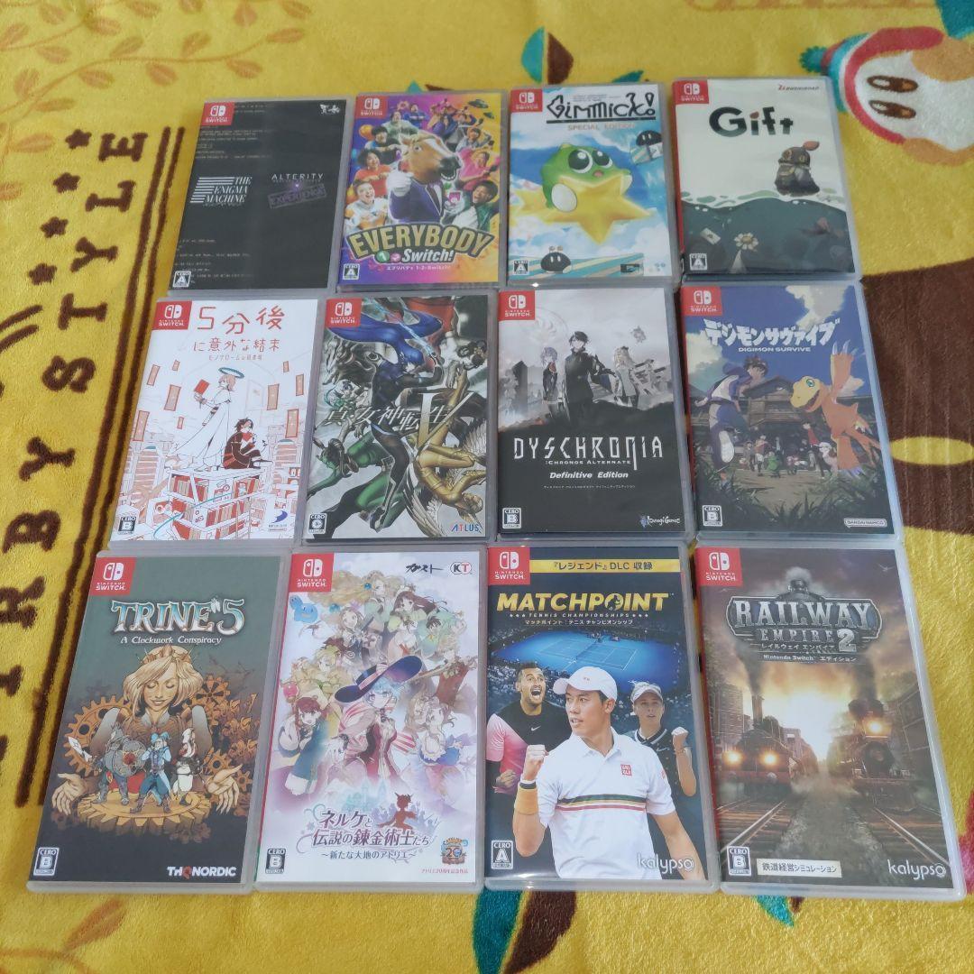 12本【中古11】【未開封1】Nintendo Switch スイッチ　ソフト