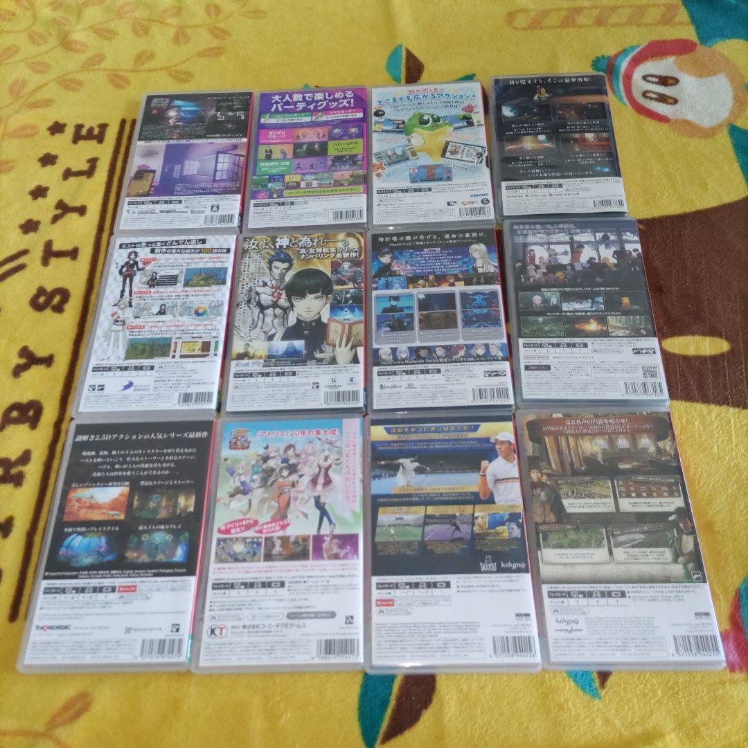 12本【中古11】【未開封1】Nintendo Switch スイッチ　ソフト