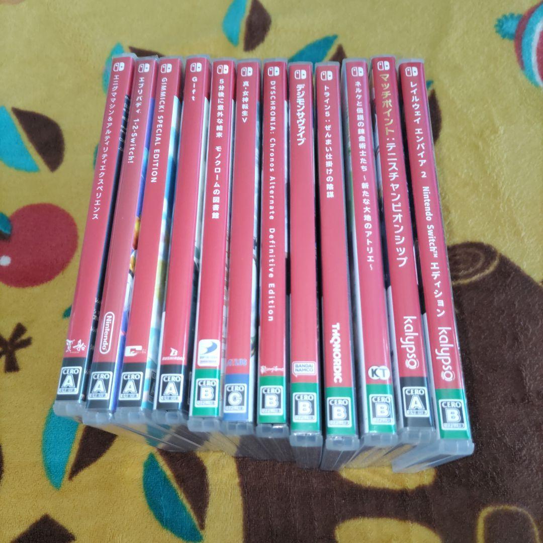 12本【中古11】【未開封1】Nintendo Switch スイッチ　ソフト