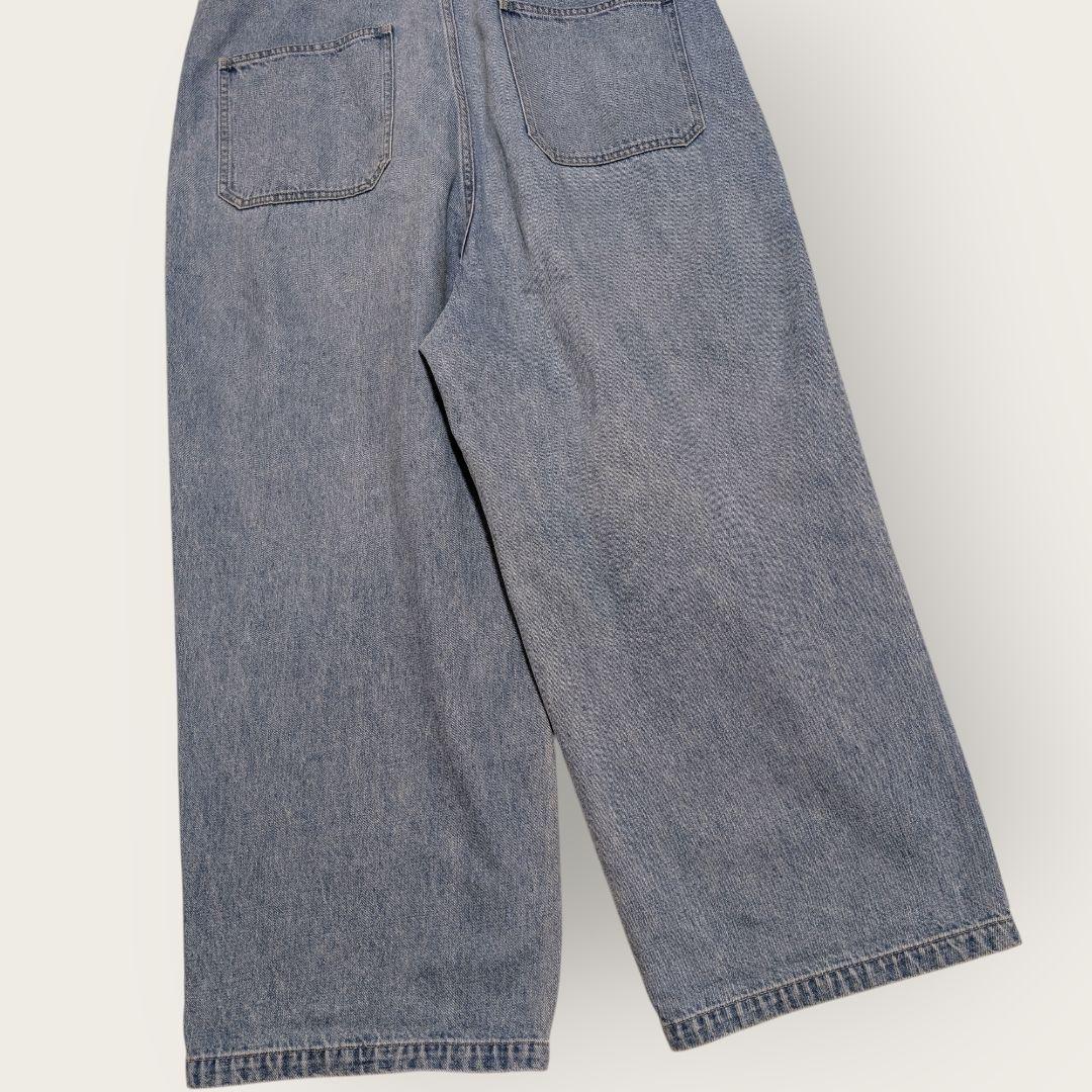 JOHNBULL　10.5オンス デニムオーバーサスペンダーパンツ　S