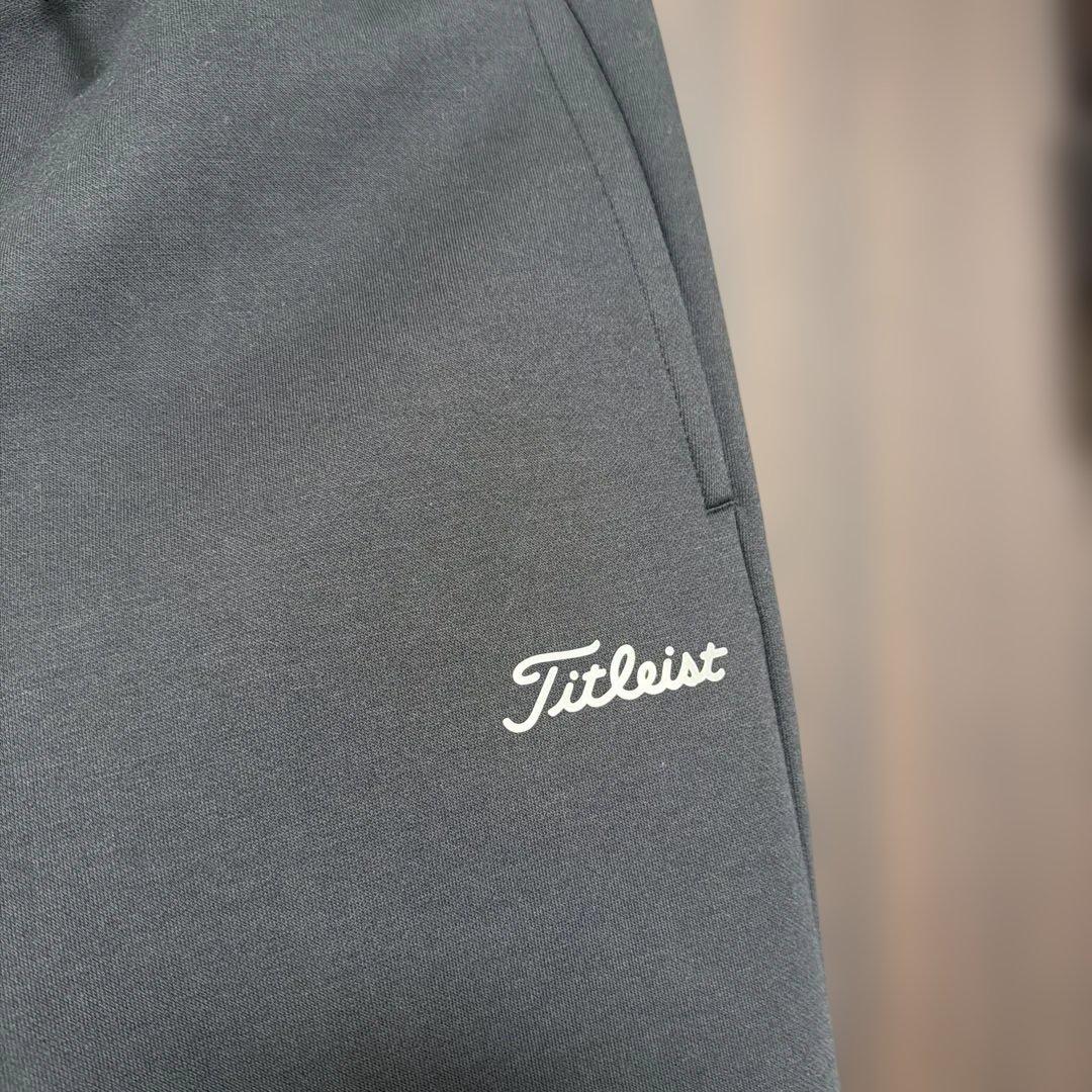 未使用品　タイトリスト　ブラック　パーカー & パンツ上下セット　LL メンズ