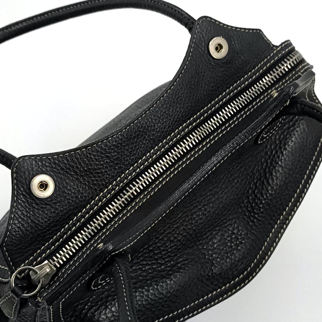 極希少✨️プラダ Archive ヴィッテロダイノ トートバッグ シボ革 黒