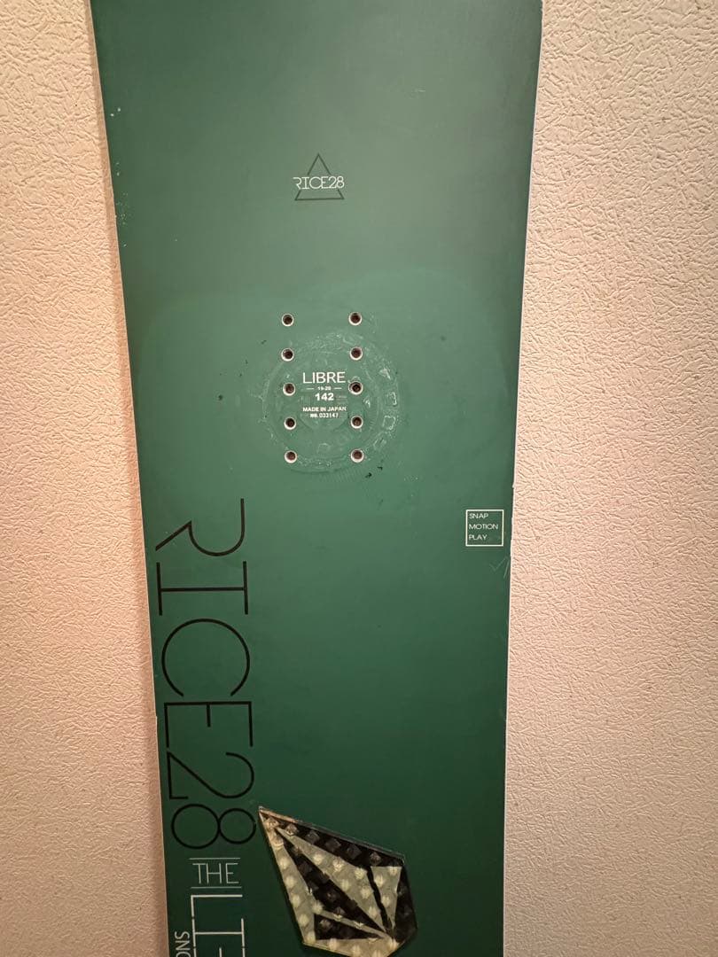 RICE28 LIBRE 142 スノーボード　UNIONビンディング付き可