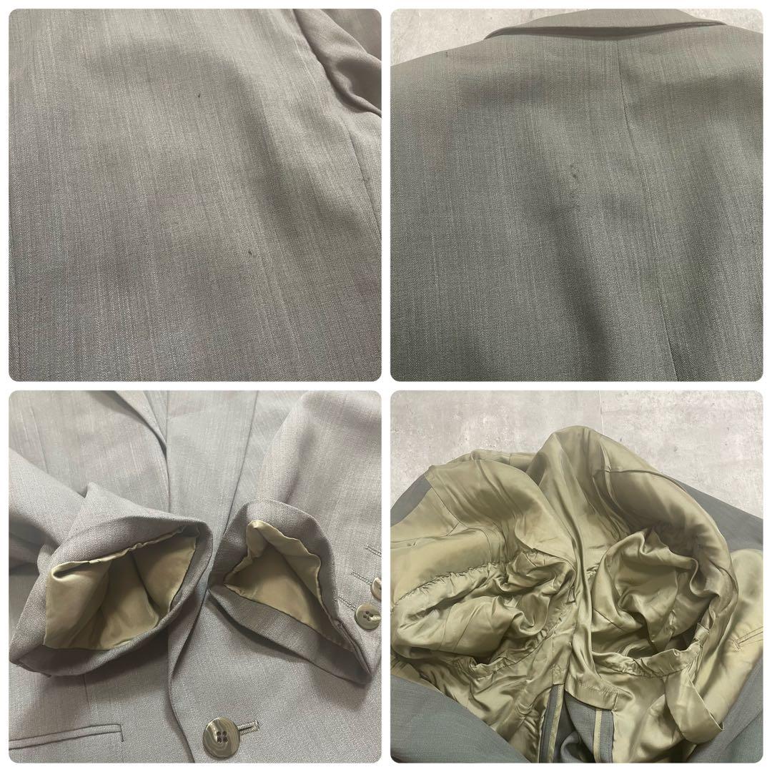 5点セット✨ アルマーニ セットアップ ダブル ピンズ ネクタイシャツ 緑 XL