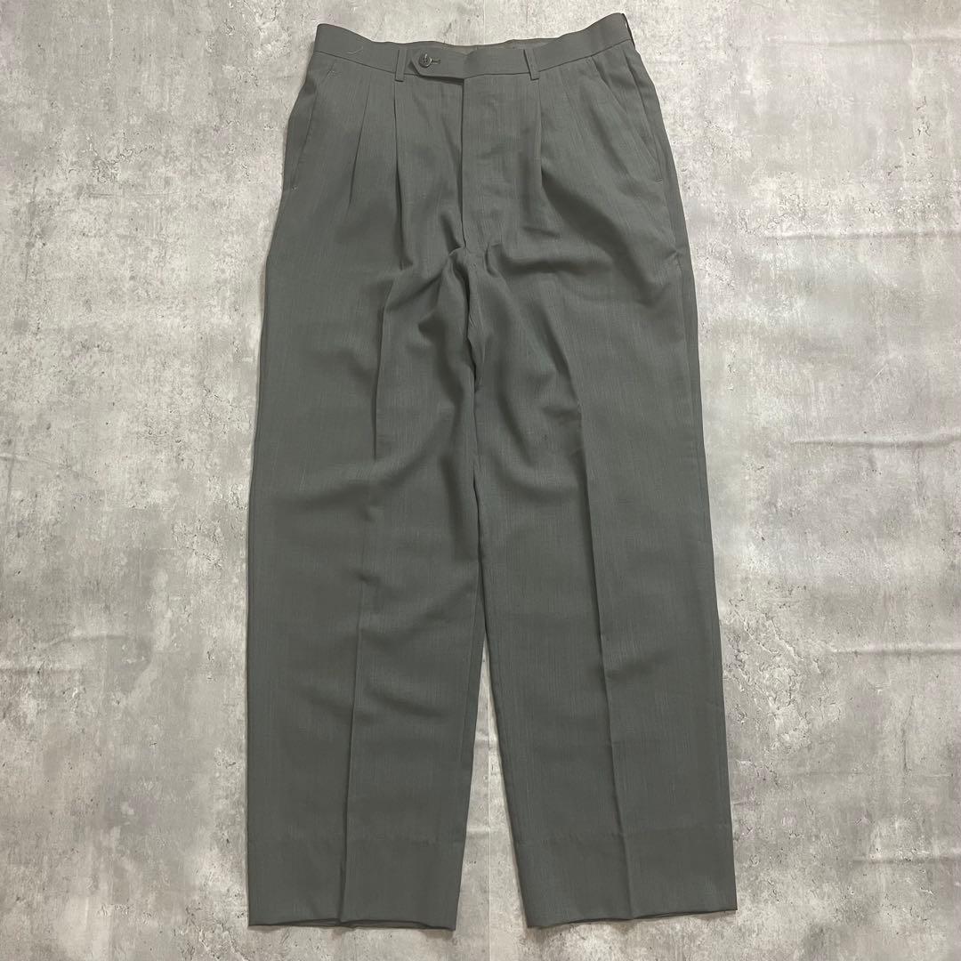 5点セット✨ アルマーニ セットアップ ダブル ピンズ ネクタイシャツ 緑 XL