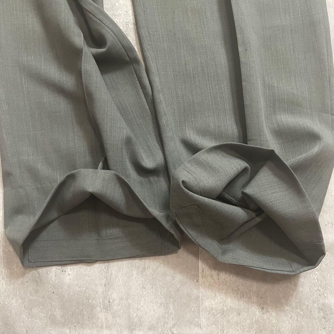 5点セット✨ アルマーニ セットアップ ダブル ピンズ ネクタイシャツ 緑 XL