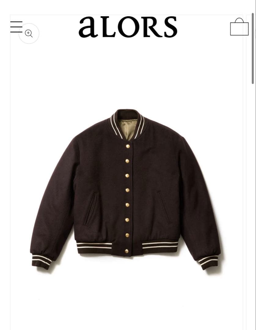 aLORS paris Blouson【Gabi-ガビ-】DarkBrown