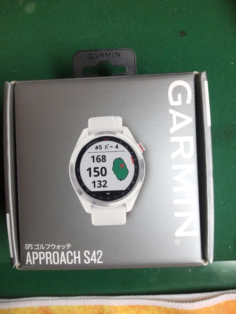 【美品】Garmin Approach S42 GPSナビ ホワイト
