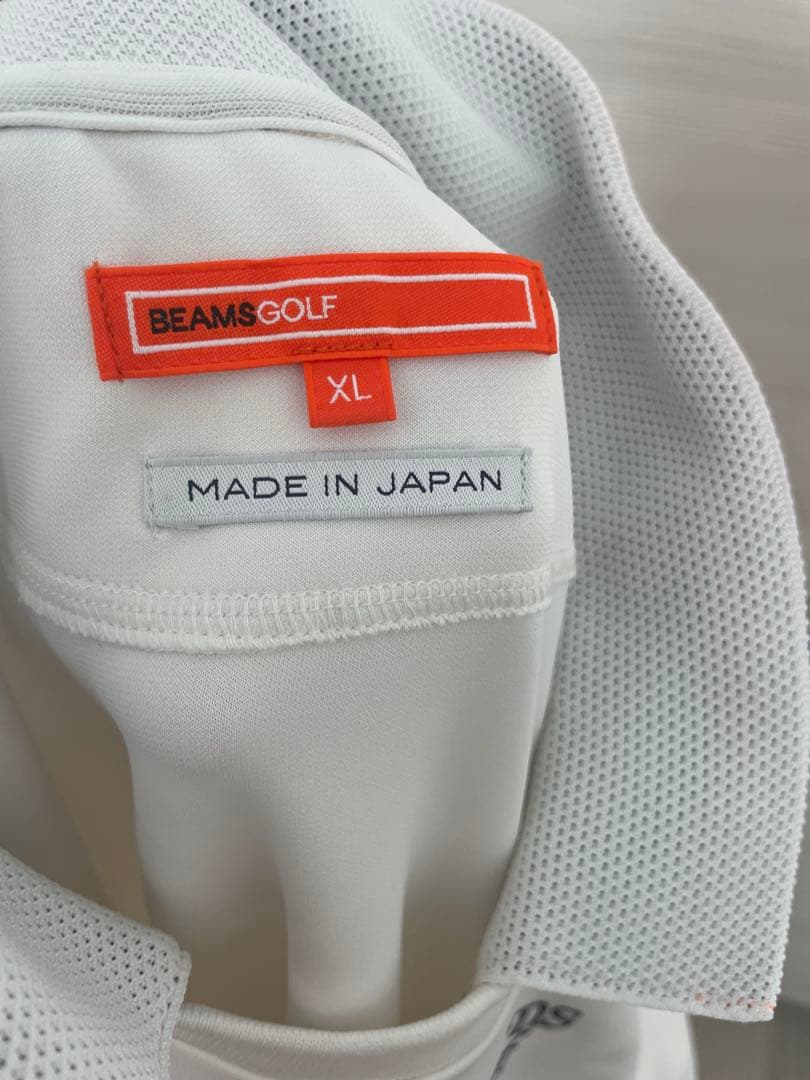 Beams Golf ホワイト セーター