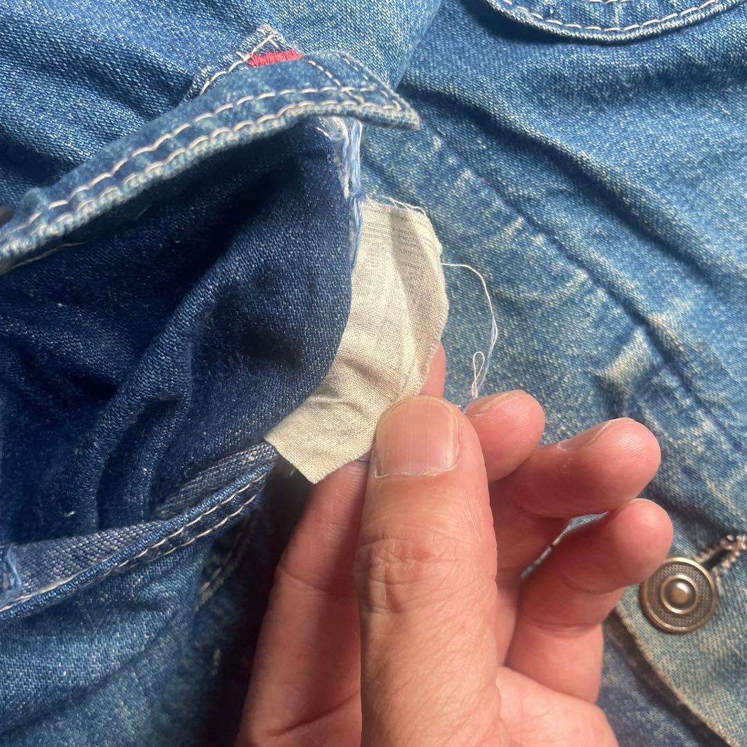 60s シアーズ　デニムカバーオール 雰囲気ワイルド