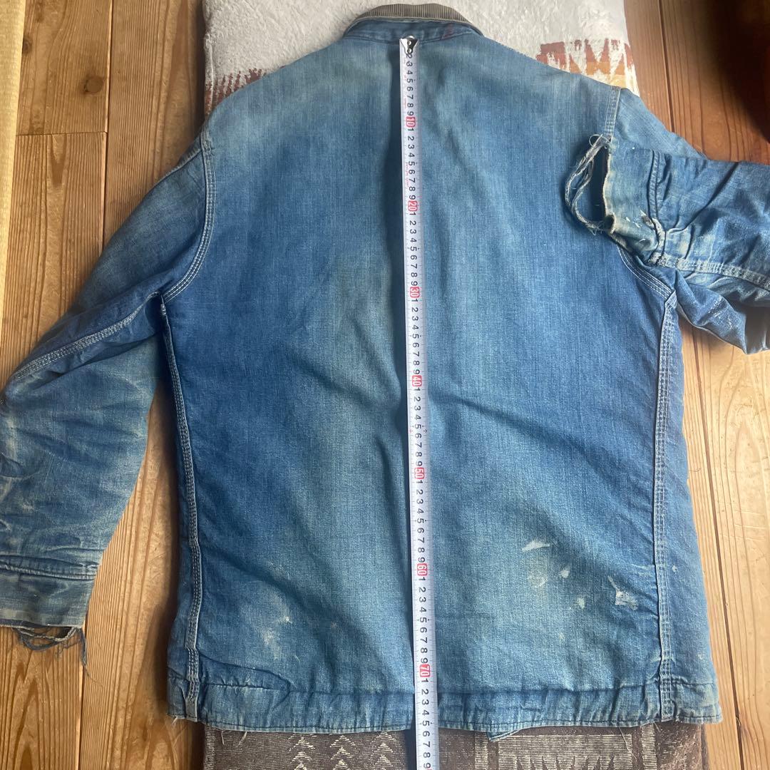 60s シアーズ　デニムカバーオール 雰囲気ワイルド