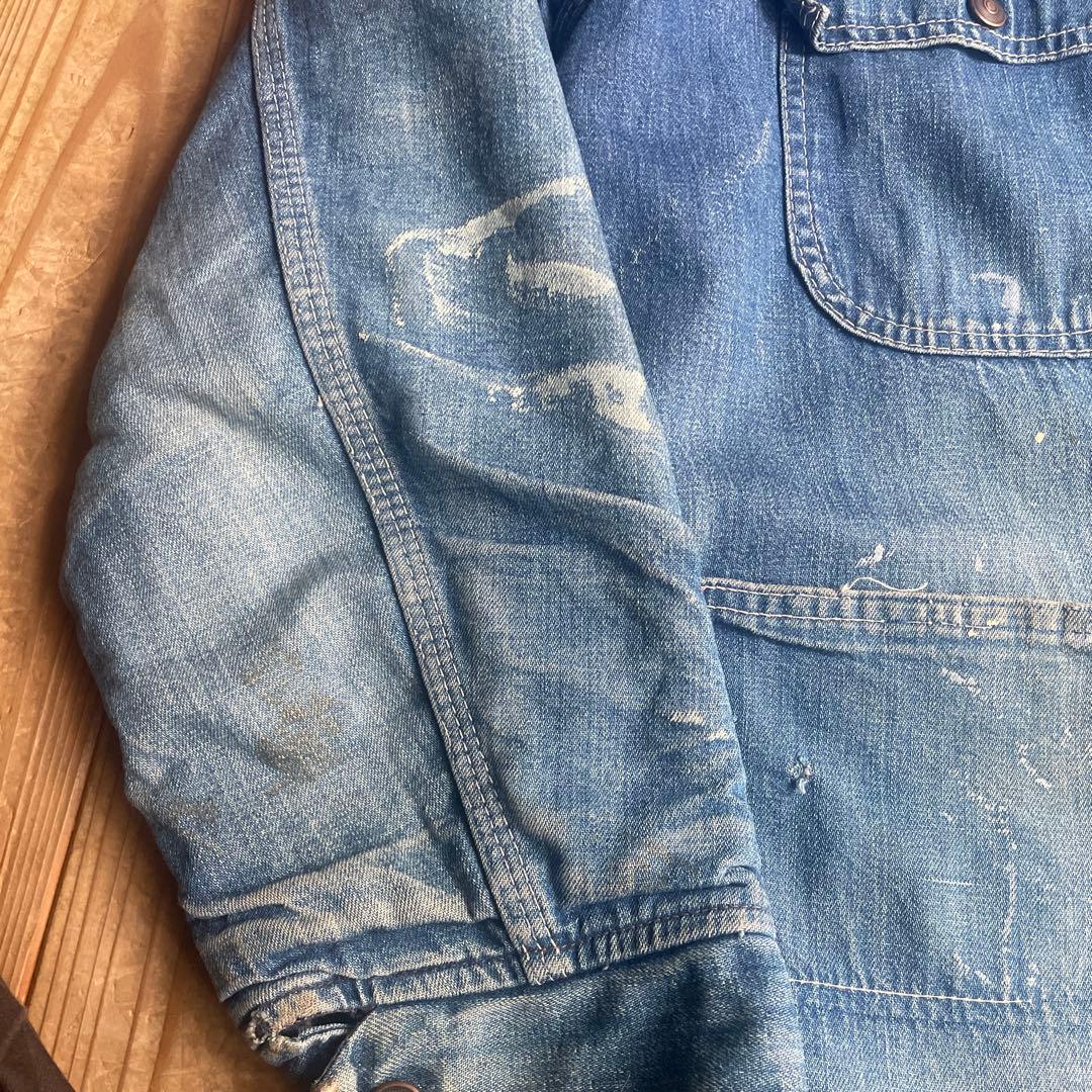 60s シアーズ　デニムカバーオール 雰囲気ワイルド