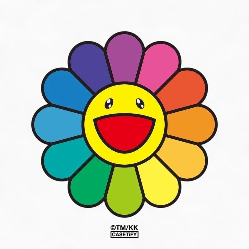 村上隆× CASETiFY フラワースマイル ピンク iPhone 17 ケース