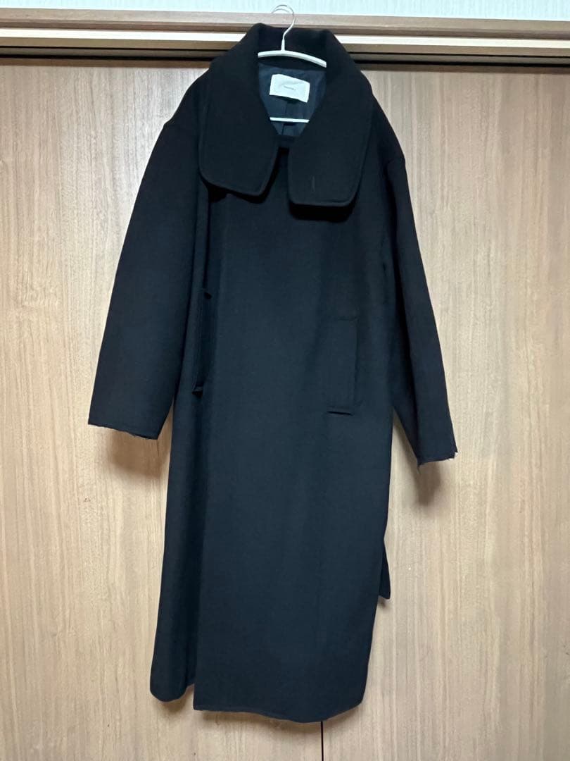 TODAYFUL スタンドカラーウールコート38