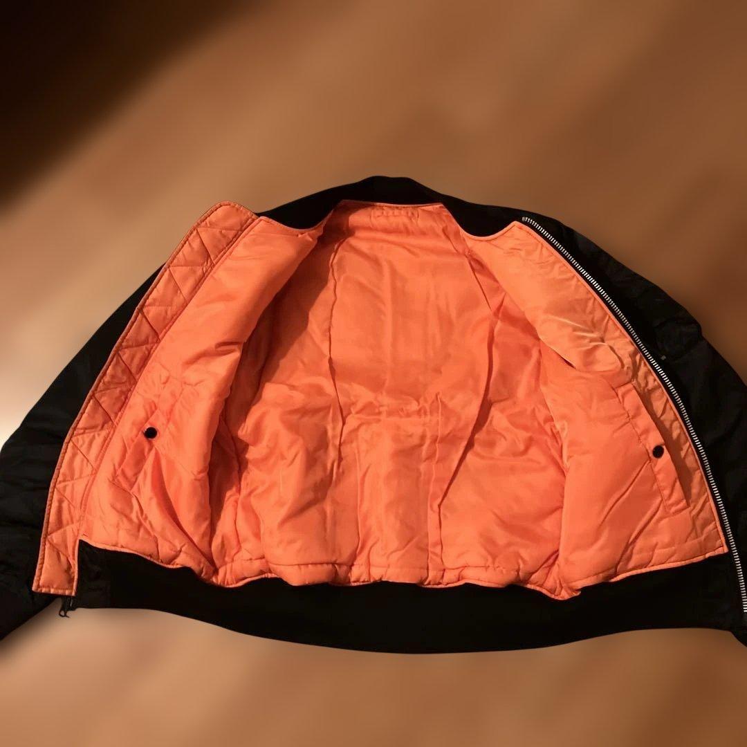 ALPHA アルファ 2000 MA-1 NYLON JACKET XLブラック