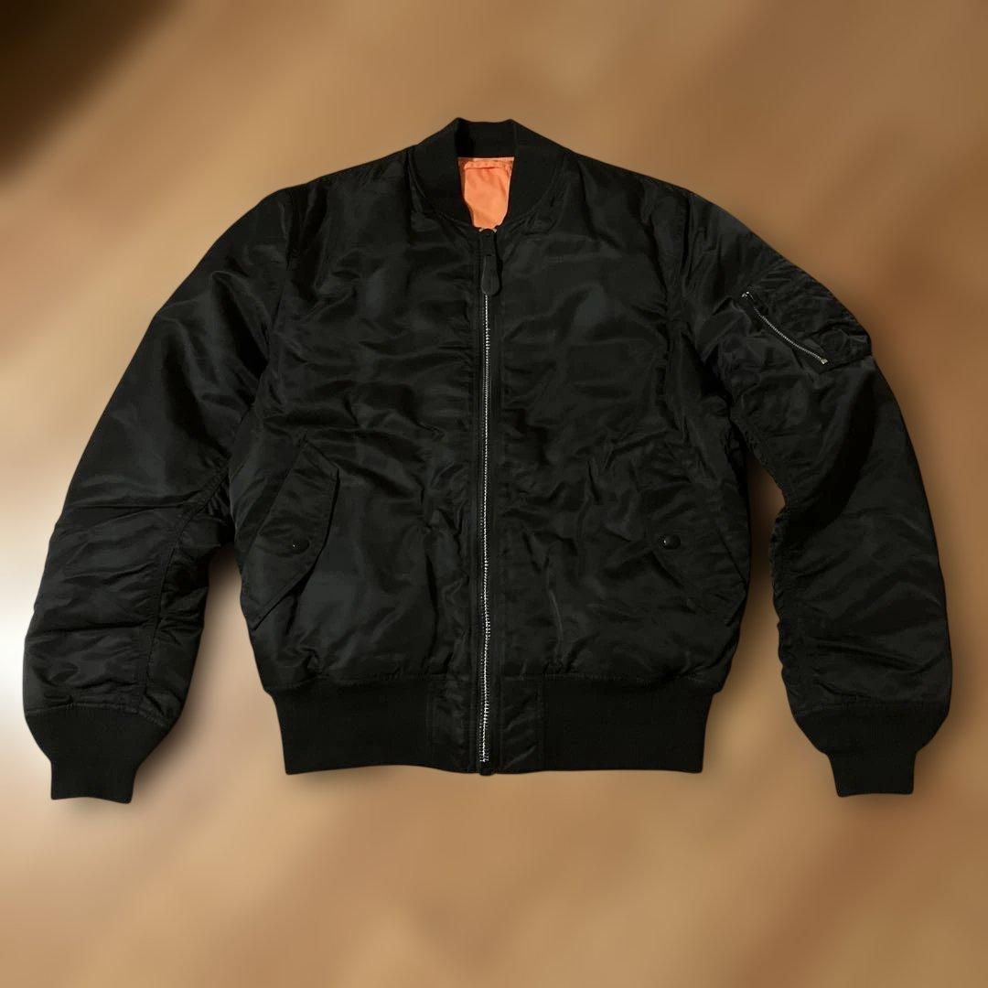 ALPHA アルファ 2000 MA-1 NYLON JACKET XLブラック