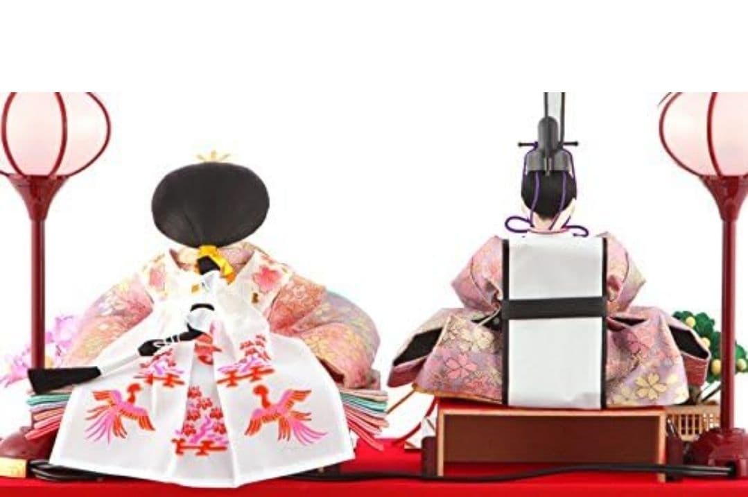 雛人形 ケース飾り 親王飾り 清玉作 芥子親王 コンパクト