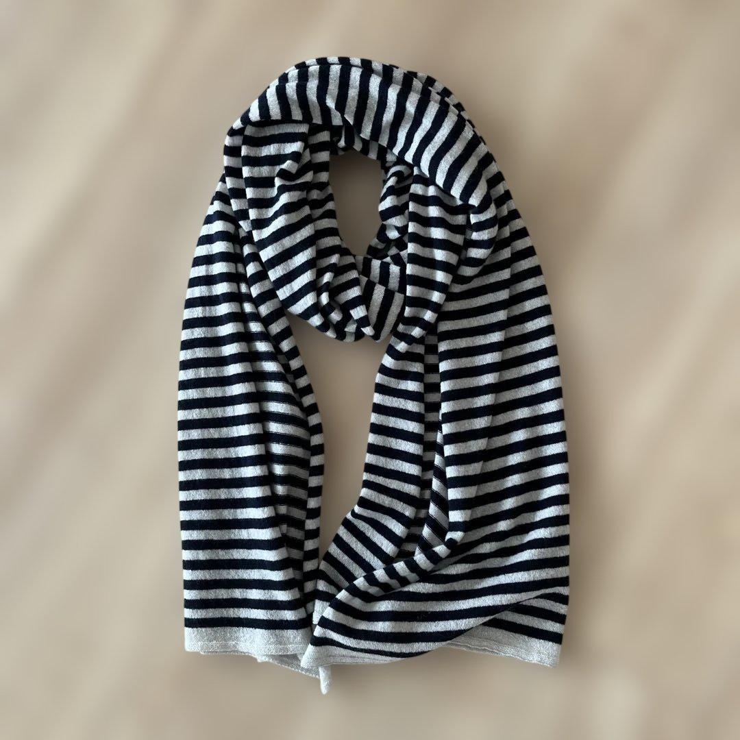 eleven 2nd カシミヤボーダーストール