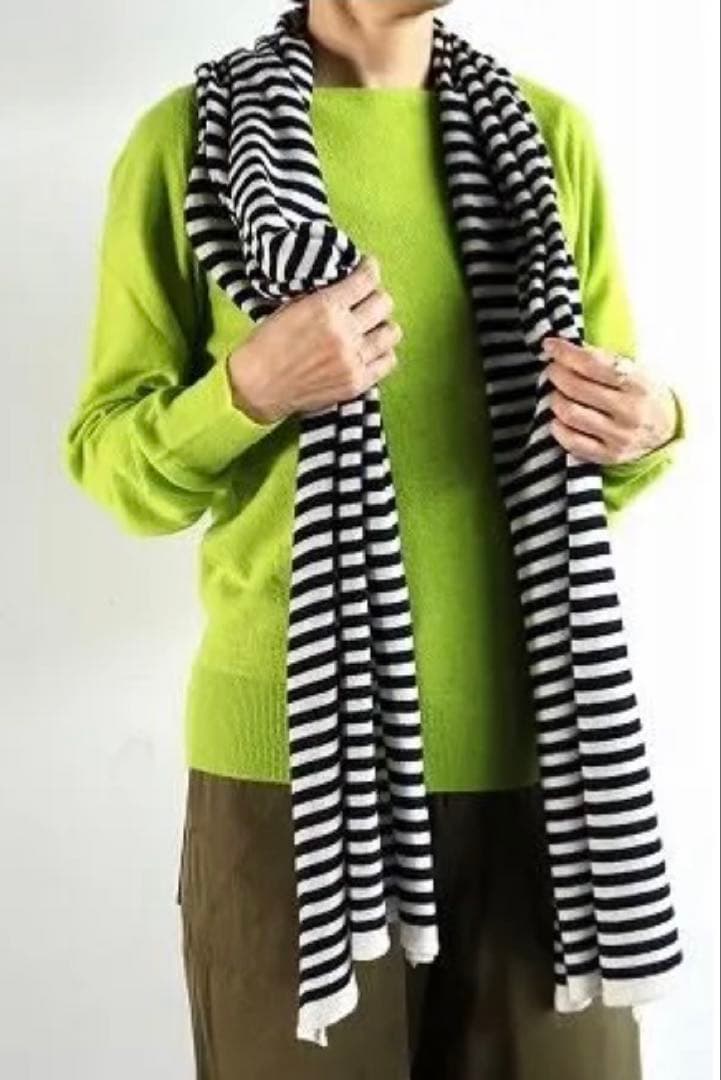 eleven 2nd カシミヤボーダーストール